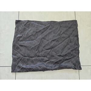 Authentic Vintage Gucci GG Print Satin Brown Dust Bag Made In Italy